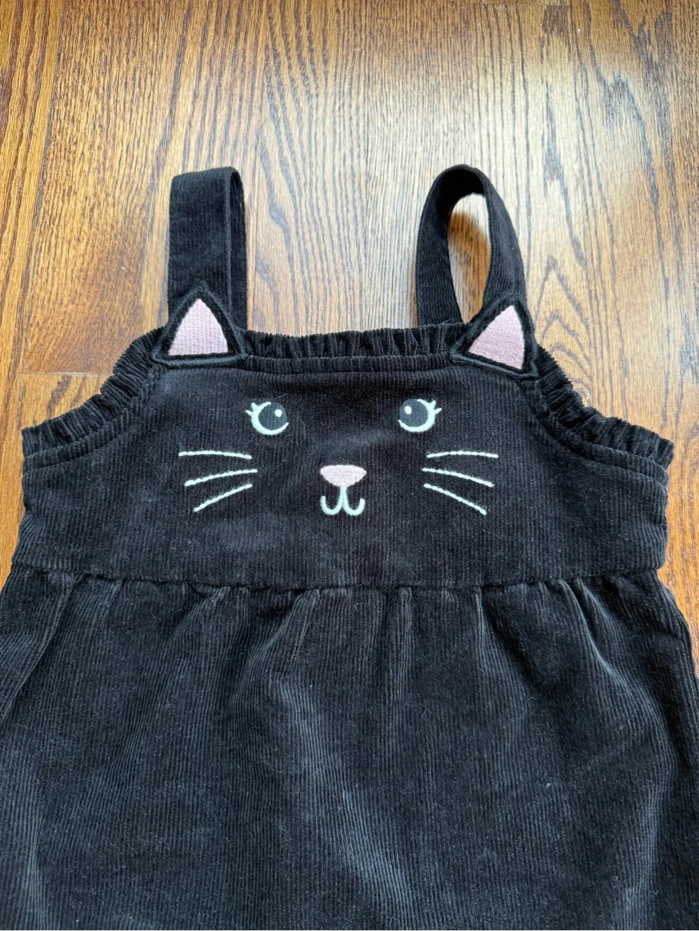 Gymboree Corudroy Cat Pinnie Dress 4T